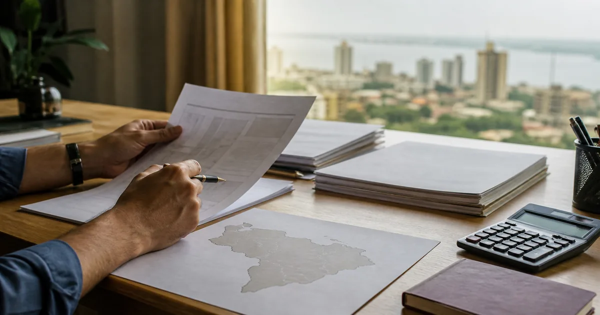 Revisión de documentos para evaluar una inversión inmobiliaria en Venezuela